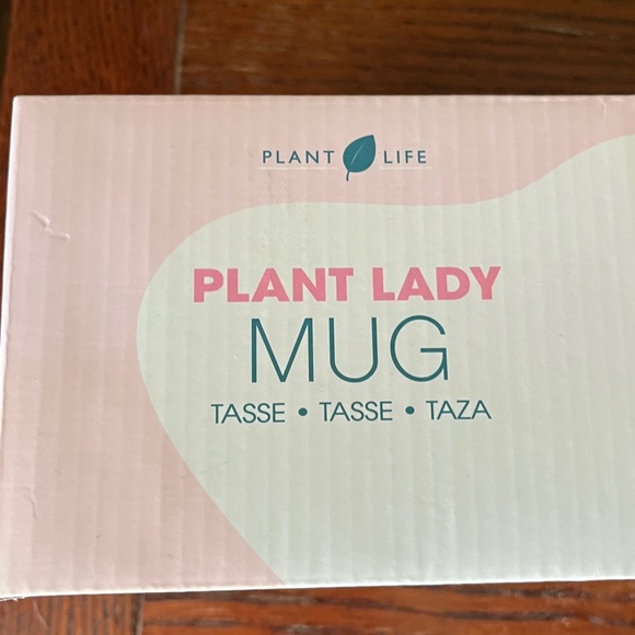 NEW in box: "Plant Lady" (flower pot clay pottery look) coffee tea mug - Picture 5 of 5